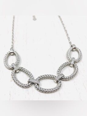 CHARLES GARNIER sterling silver necklace, made in Peru,  NWOT